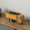 Vintiquewise Decorative Rustic Metal Yellow Single Bottle Truck Wine Holder for Tabletop or Countertop QI004538 - alternate 3
